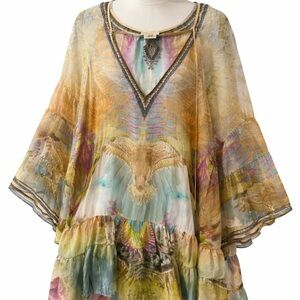 🌸 CAMILLA Boho Tunic / Top – Size M 🌸
